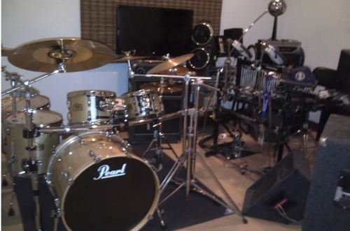 David Kandell's Pearl and Roland Studio